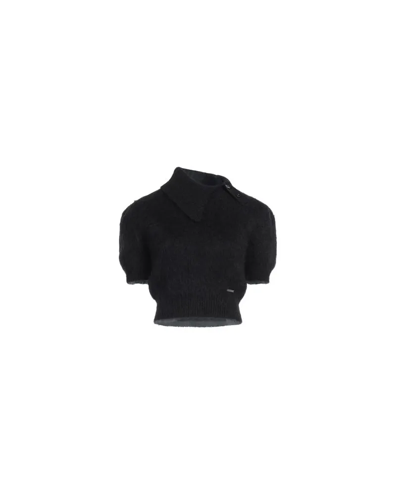Dsquared2 STRICKWAREN - Pulloverauf YOOX.COM Schwarz