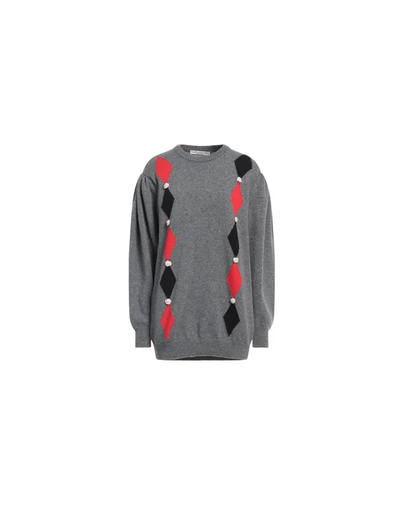 Alessandra Rich STRICKWAREN - Pulloverauf YOOX.COM Grau