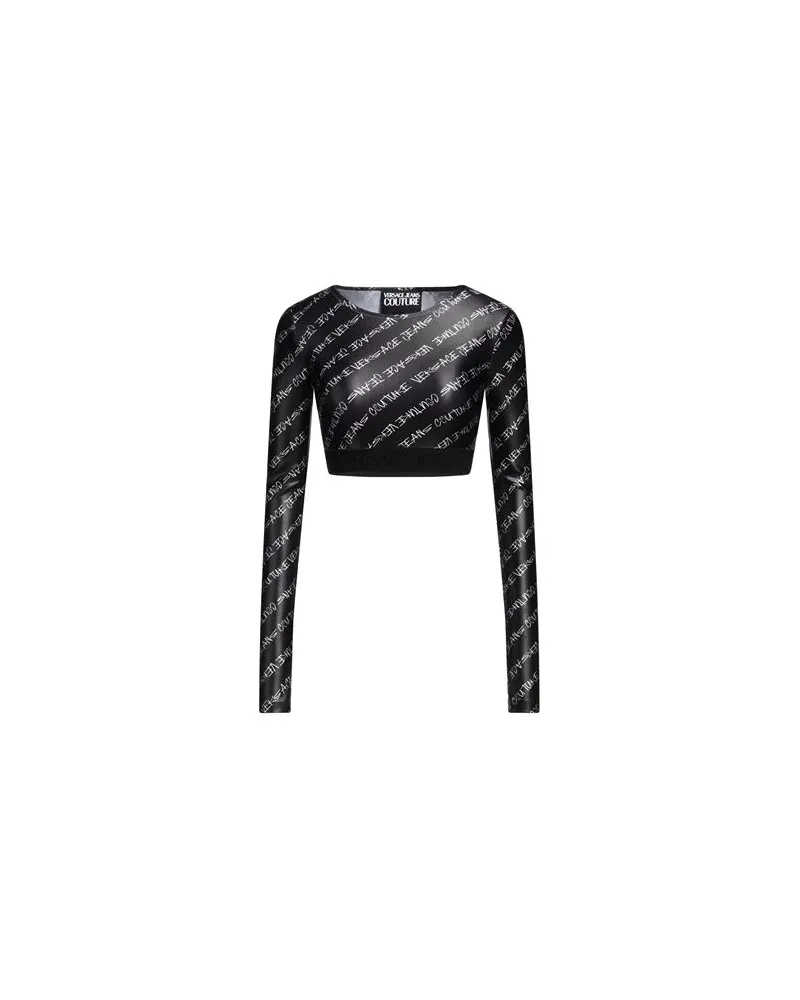 Versace Jeans TOPS - T-shirtsauf YOOX.COM Schwarz