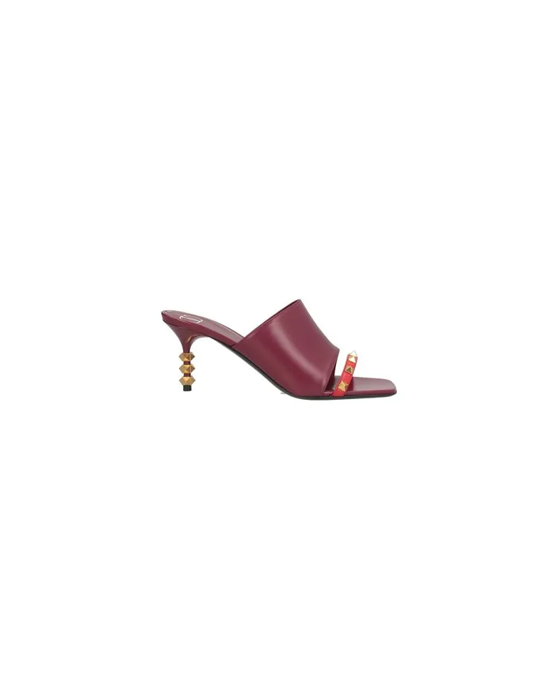 Valentino Garavani SCHUHE - Sandalenauf YOOX.COM Bordeaux