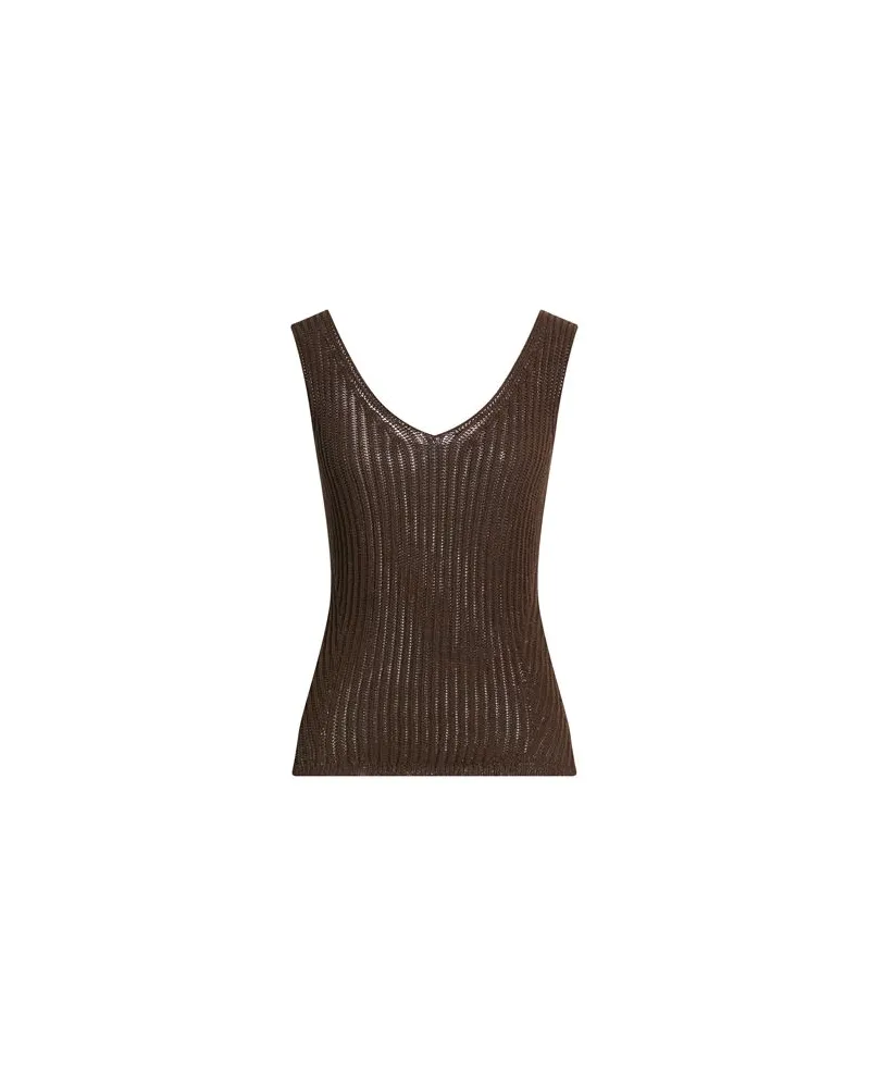 Max Mara TOPS - Topsauf YOOX.COM Dunkelbraun