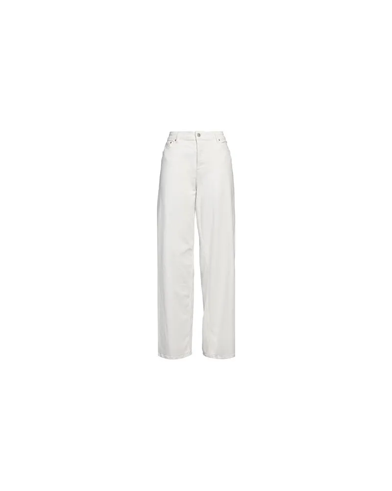 Adriano Goldschmied HOSEN & RÖCKE - Jeanshosenauf YOOX.COM Weiß