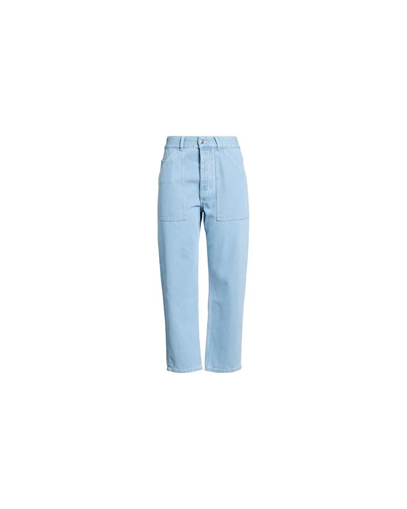 Nanushka HOSEN & RÖCKE - Jeanshosenauf YOOX.COM Blau
