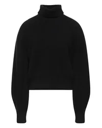 Kaos Rollkragenpullover Schwarz