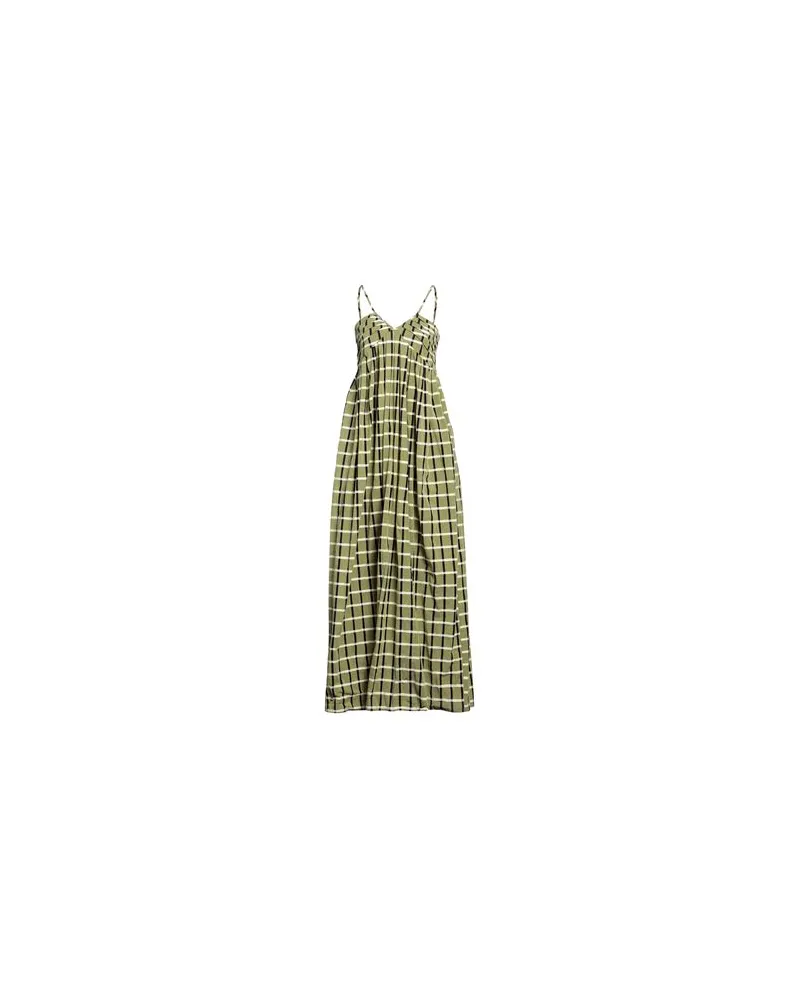 Erika Cavallini KLEIDER - Maxi-Kleiderauf YOOX.COM Militärgrün