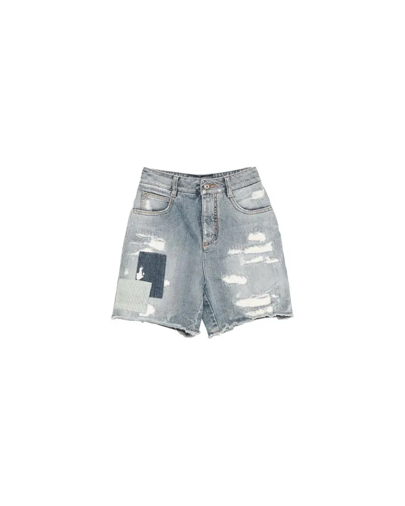 Ermanno Scervino HOSEN & RÖCKE - Jeansshortsauf YOOX.COM Blau