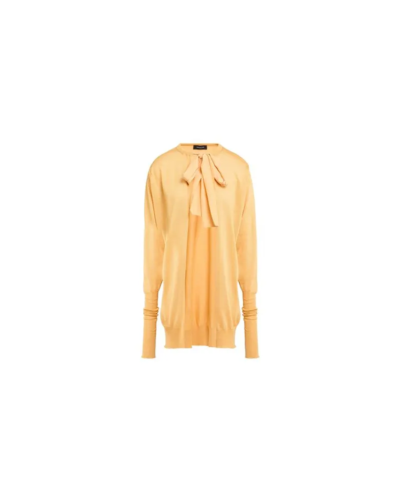 Fabiana Filippi STRICKWAREN - Strickjackenauf YOOX.COM Orange