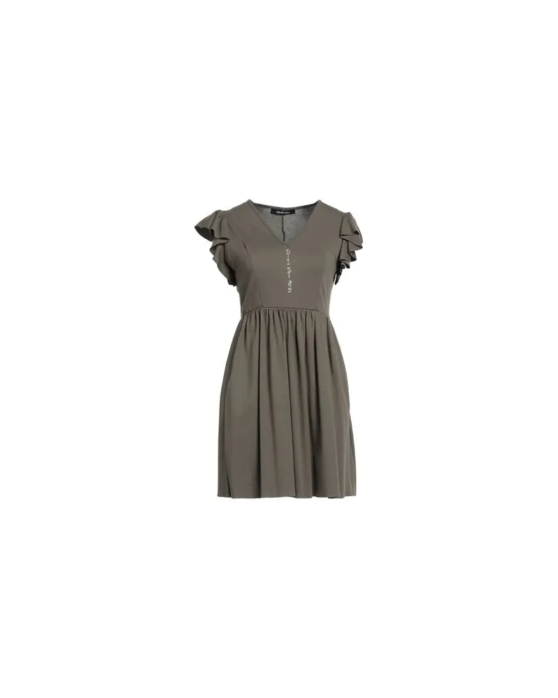 Odi et Amo KLEIDER - Mini-Kleiderauf YOOX.COM Militärgrün