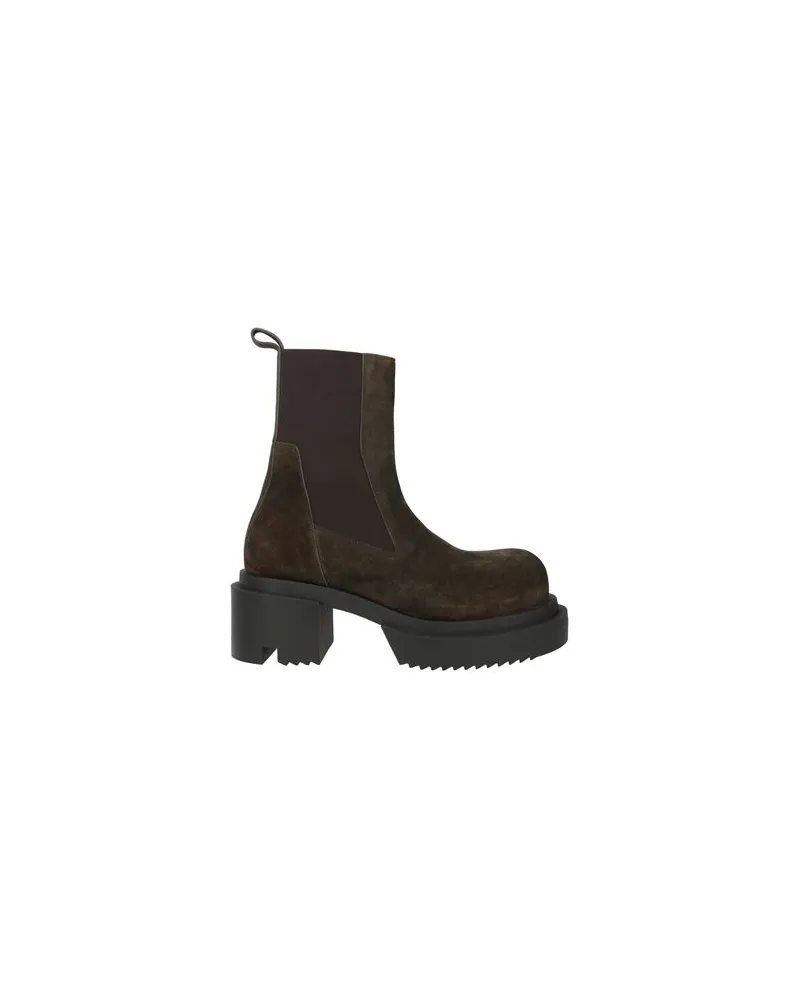 Rick Owens SCHUHE - Stiefelettenauf YOOX.COM Schokobraun