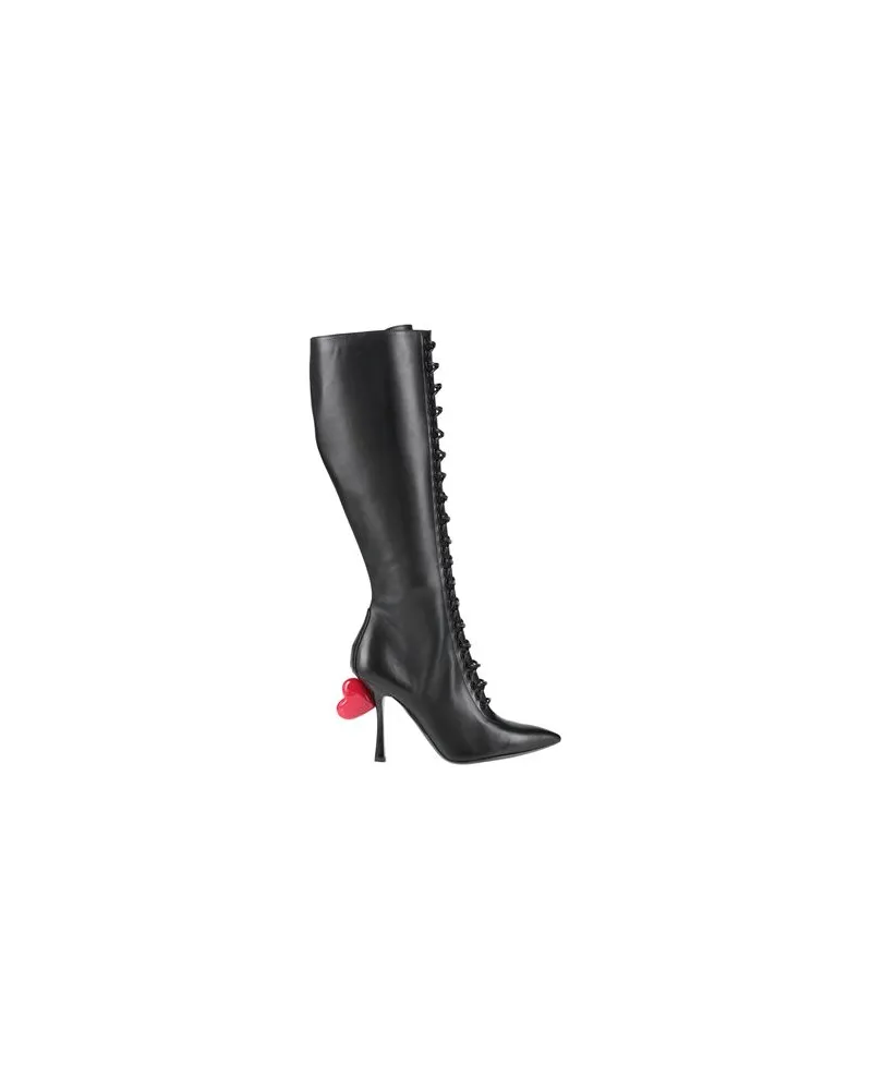 Moschino SCHUHE - Stiefelauf YOOX.COM Schwarz