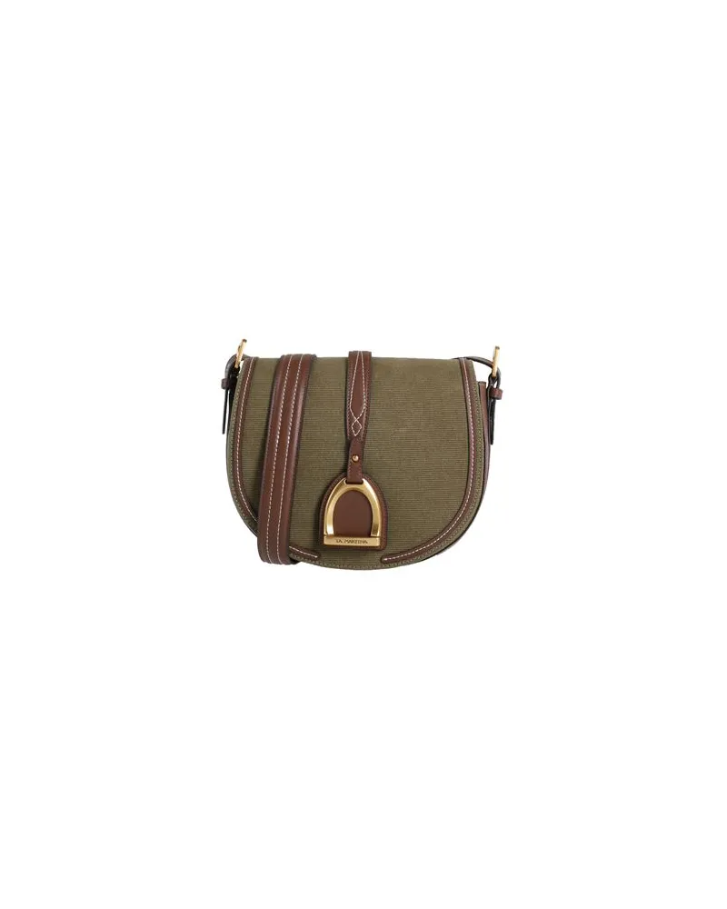La Martina TASCHEN - Umhängetascheauf YOOX.COM Militärgrün