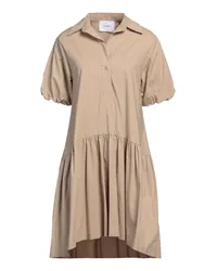 NUDE Mini-Kleid Sand