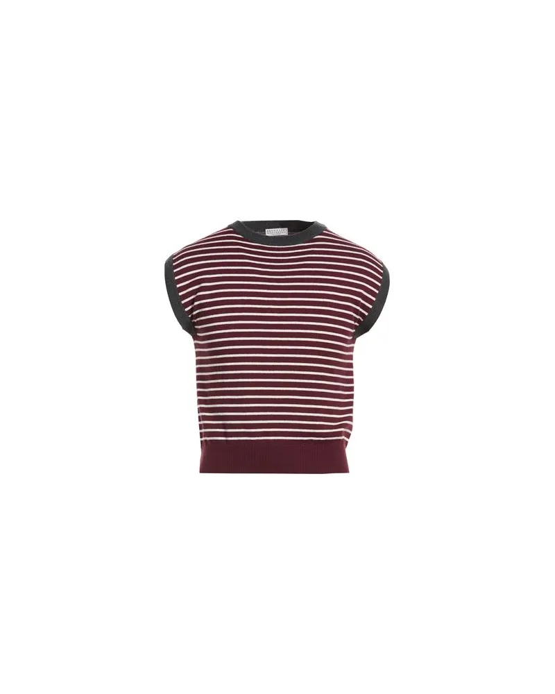 Brunello Cucinelli STRICKWAREN - Pulloverauf YOOX.COM Purpur
