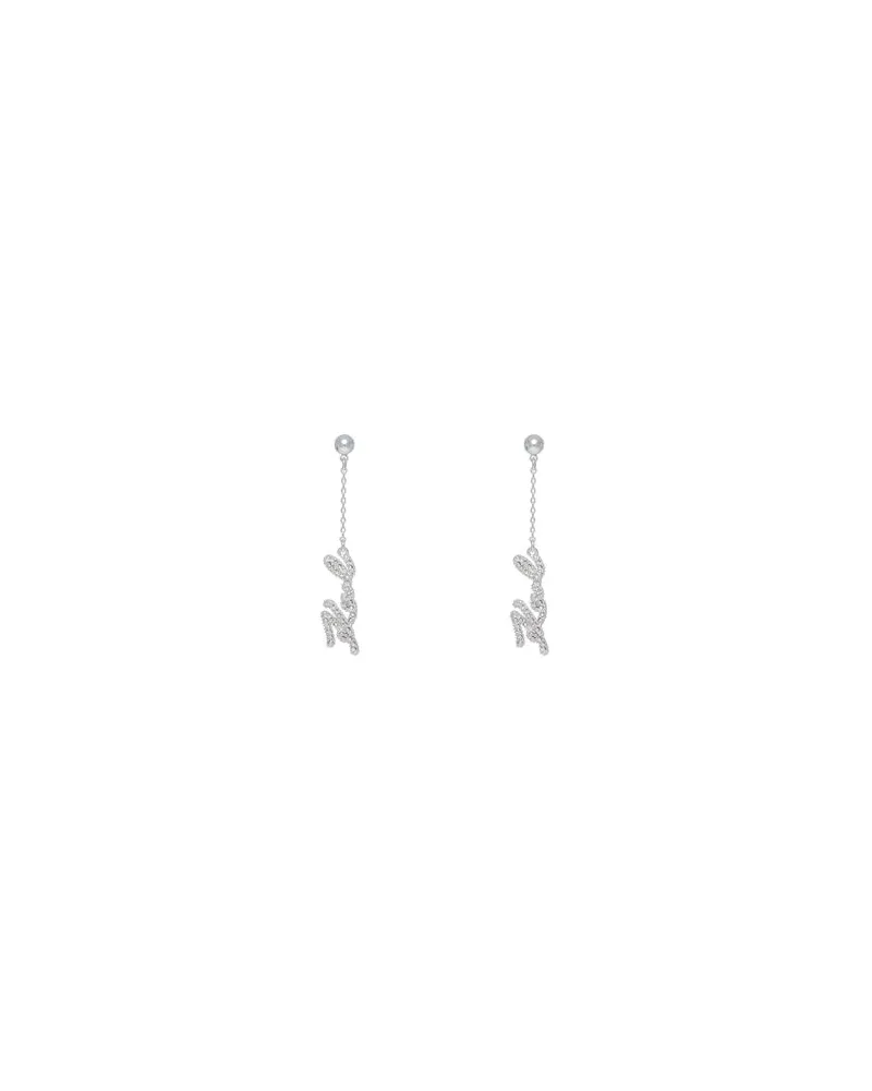 Karl Lagerfeld SCHMUCK und UHREN - Ohrringeauf YOOX.COM Silber