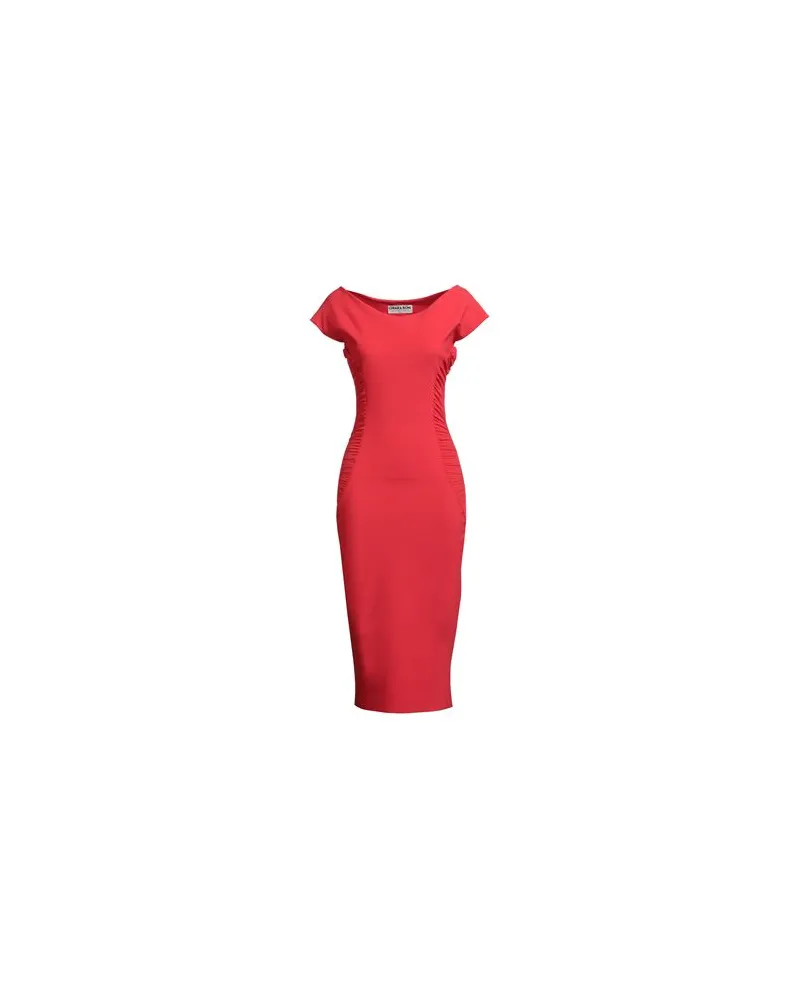 Chiara Boni KLEIDER - Midi-Kleiderauf YOOX.COM Rot