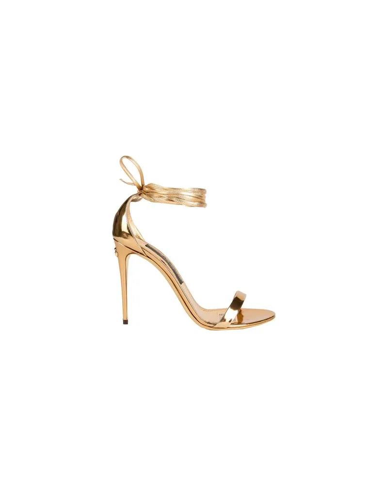 Dolce & Gabbana SCHUHE - Sandalenauf YOOX.COM Gold