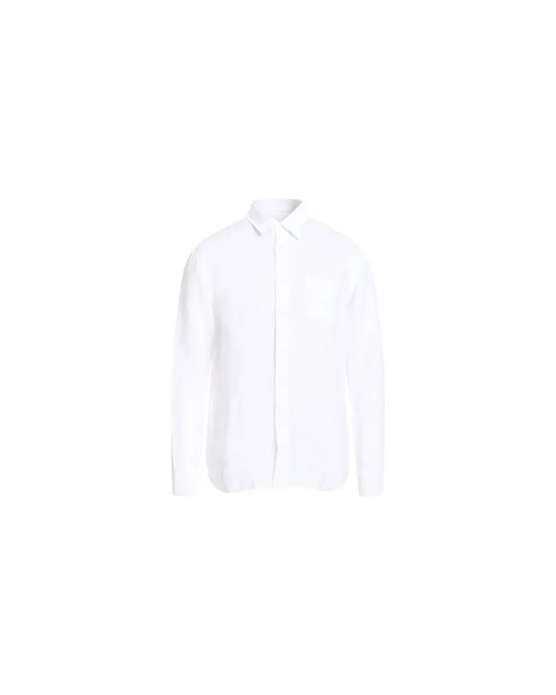 120% Lino TOPS - Hemdenauf YOOX.COM Weiß