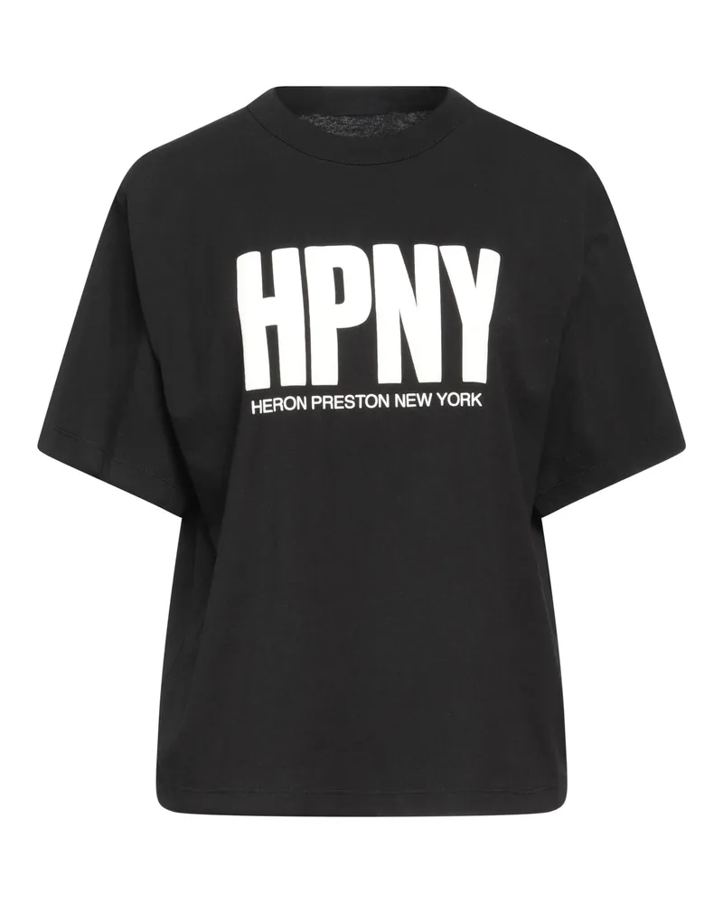 Heron Preston T-shirts Schwarz