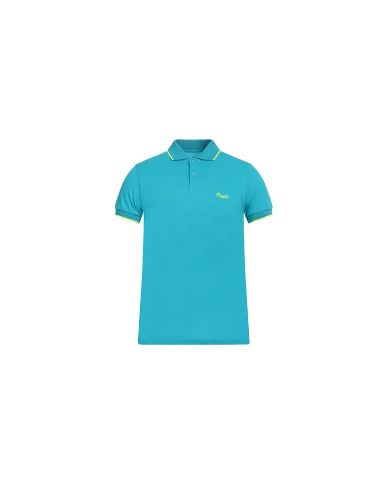 People of Shibuya TOPS - Poloshirtsauf YOOX.COM Azurblau