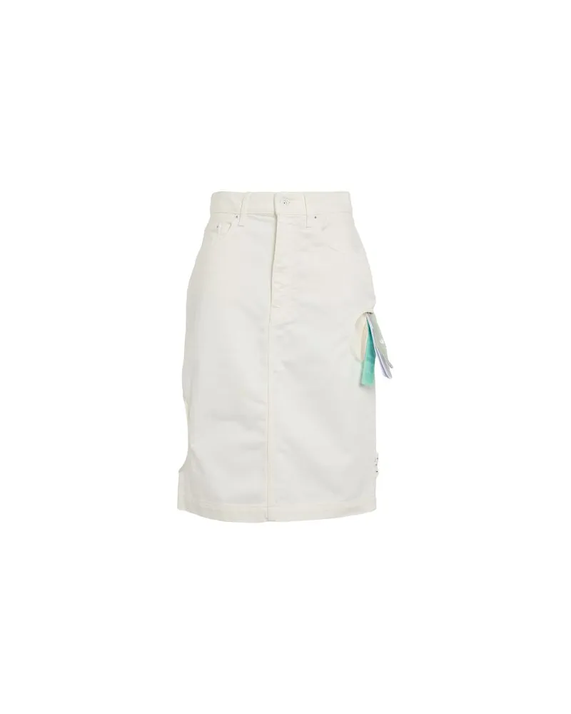 OFF-WHITE HOSEN & RÖCKE - Jeansröckeauf YOOX.COM Elfenbein