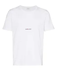 Saint Laurent T-shirts Weiß