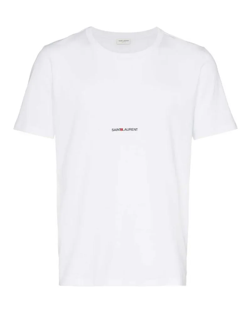 Saint Laurent T-shirts Weiß