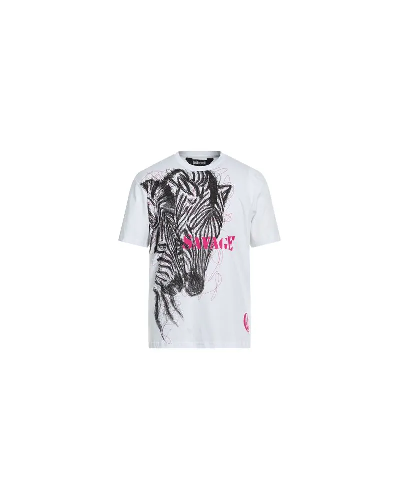 Just Cavalli TOPS - T-shirtsauf YOOX.COM Weiß