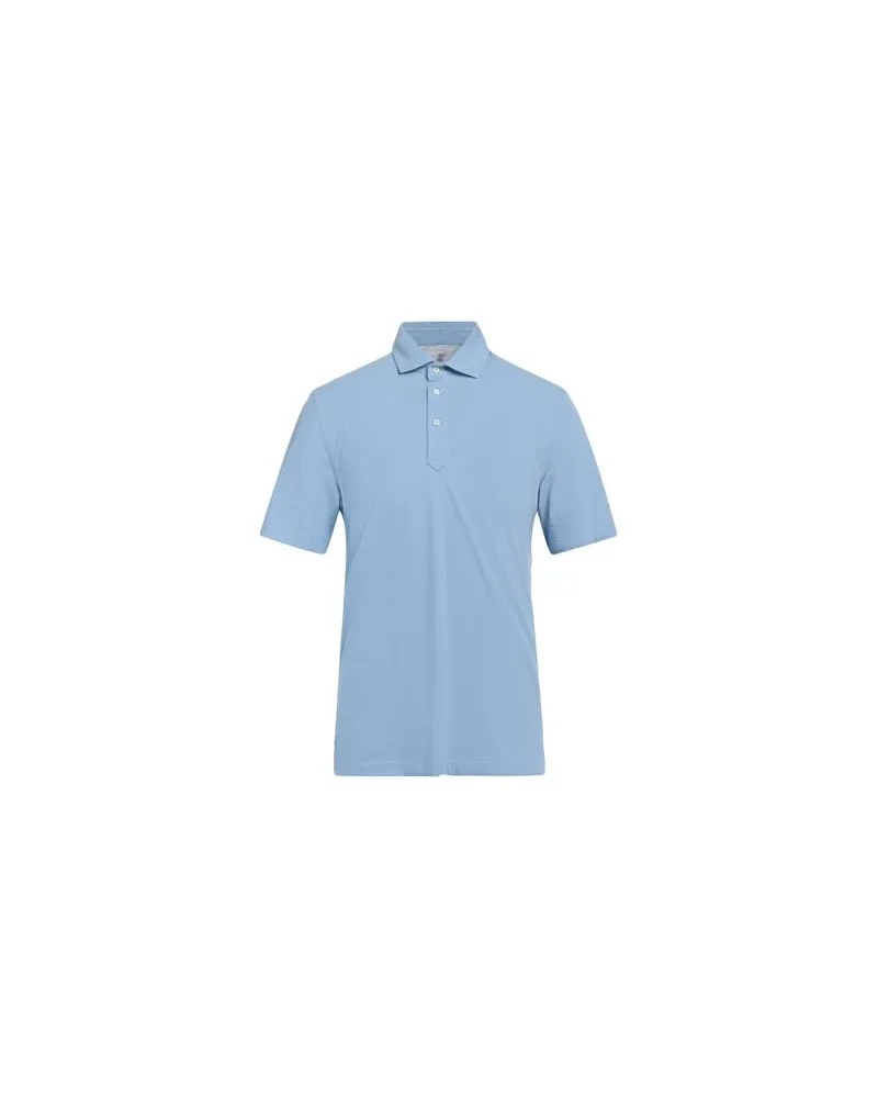 Brunello Cucinelli TOPS - Poloshirtsauf YOOX.COM Himmelblau