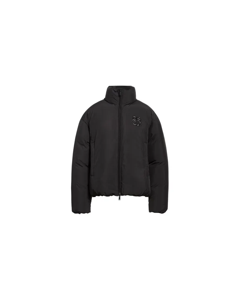 Dsquared2 JACKEN & MÄNTEL - Pufferjacken & Daunenjackenauf YOOX.COM Schwarz
