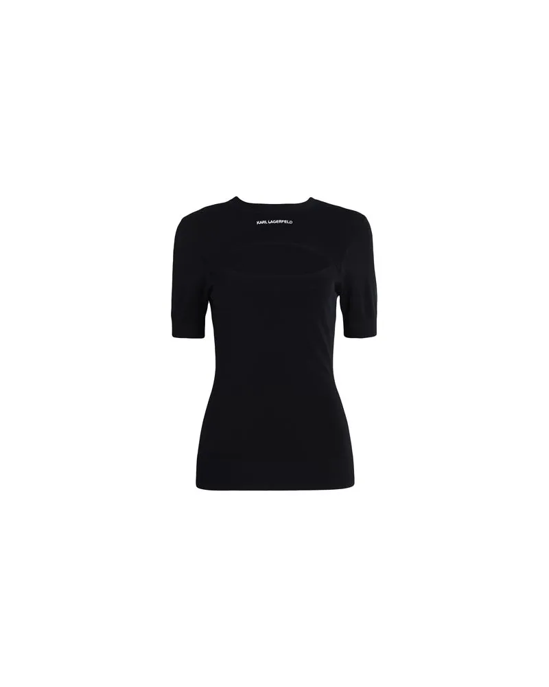 Karl Lagerfeld STRICKWAREN - Pulloverauf YOOX.COM Schwarz