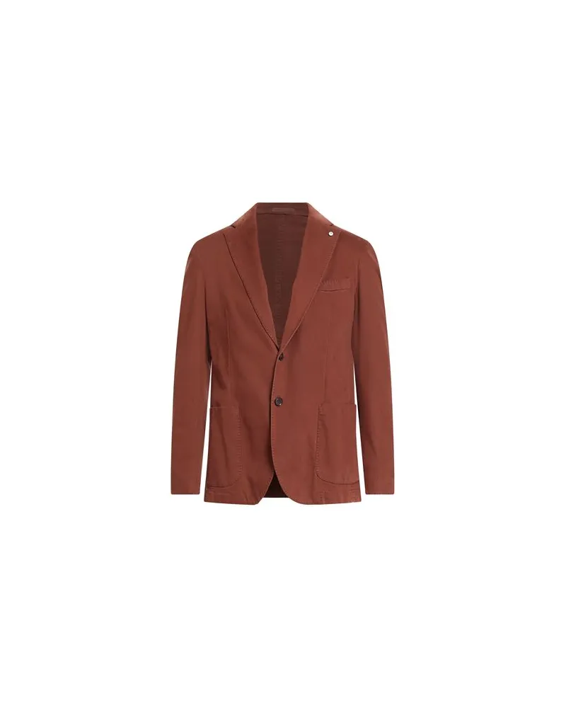 Luigi Bianchi Mantova ANZÜGE und CO-ORDS - Blazersauf YOOX.COM Ziegelrot