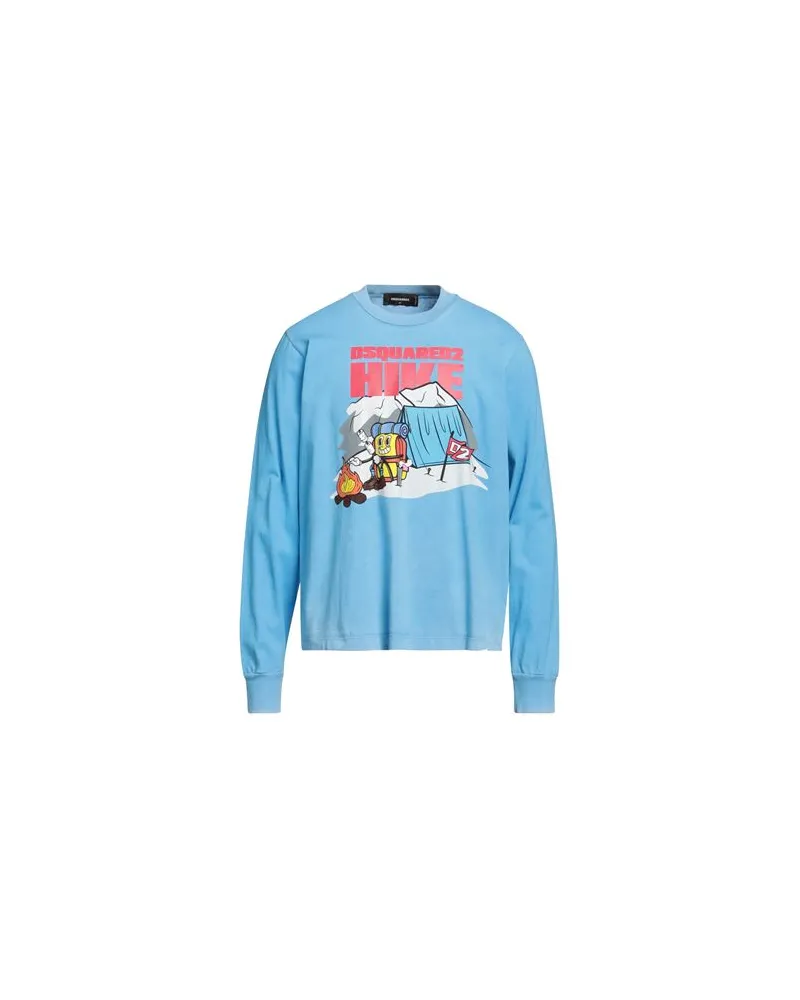 Dsquared2 TOPS - T-shirtsauf YOOX.COM Azurblau