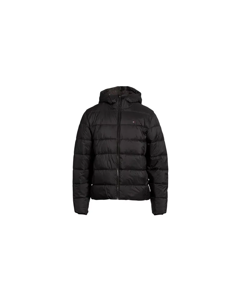 Tommy Hilfiger JACKEN & MÄNTEL - Pufferjacken & Daunenjackenauf YOOX.COM Schwarz