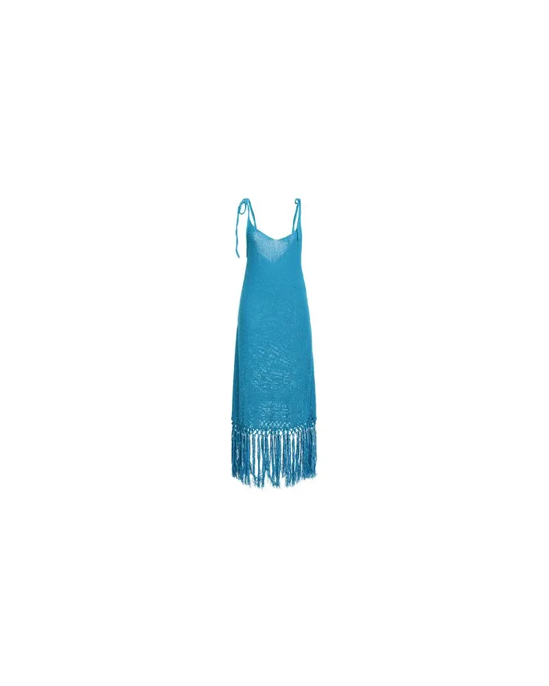 Alanui KLEIDER - Maxi-Kleiderauf YOOX.COM Azurblau