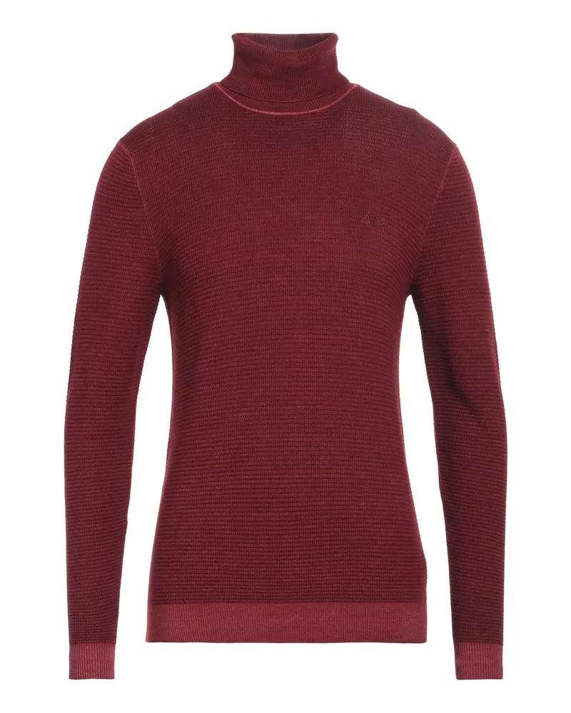 Sun68 Rollkragenpullover Bordeaux