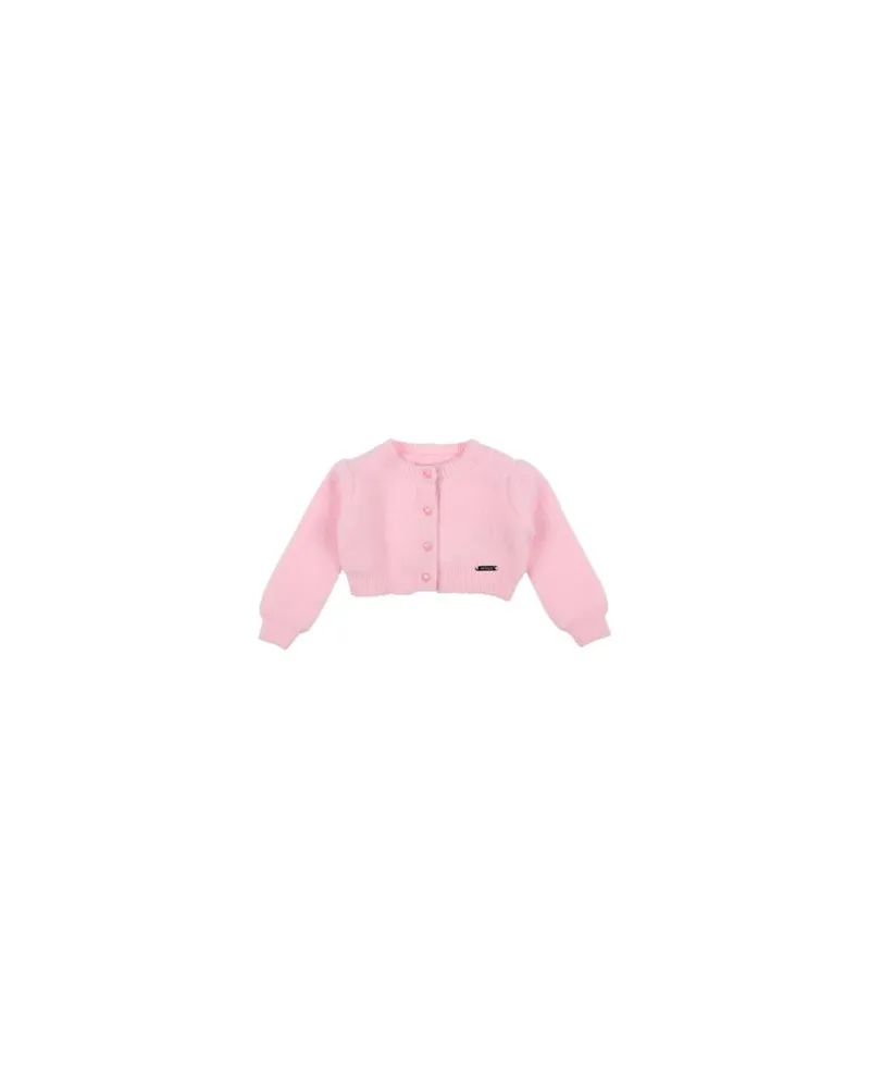Guess STRICKWAREN - Strickjackenauf YOOX.COM Rosa