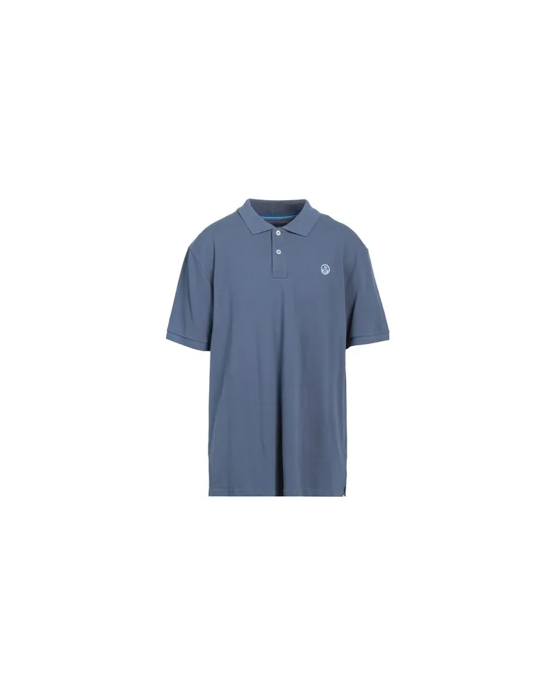 North Sails TOPS - Poloshirtsauf YOOX.COM Taubenblau