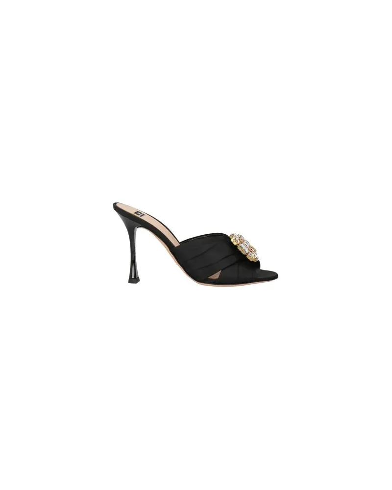 Elisabetta Franchi SCHUHE - Sandalenauf YOOX.COM Schwarz