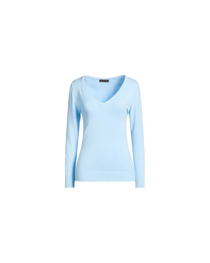 Alviero Martini STRICKWAREN - Pulloverauf YOOX.COM Himmelblau