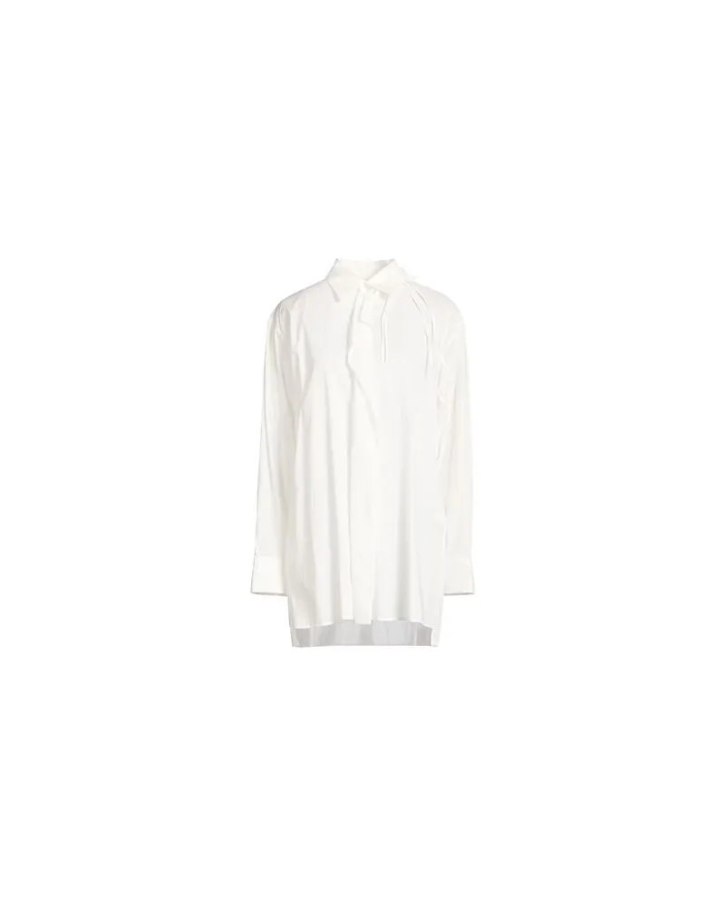 Y'S YOHJI YAMAMOTO TOPS - Hemdenauf YOOX.COM Weiß