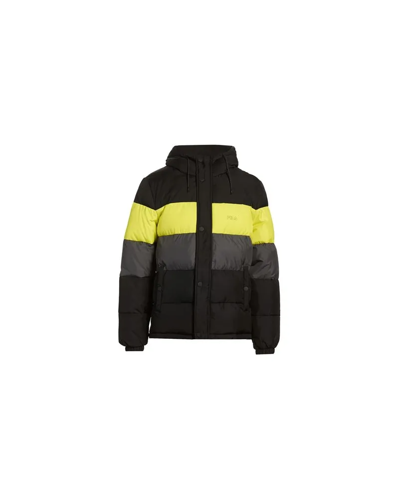 Fila JACKEN & MÄNTEL - Pufferjacken & Daunenjackenauf YOOX.COM Schwarz