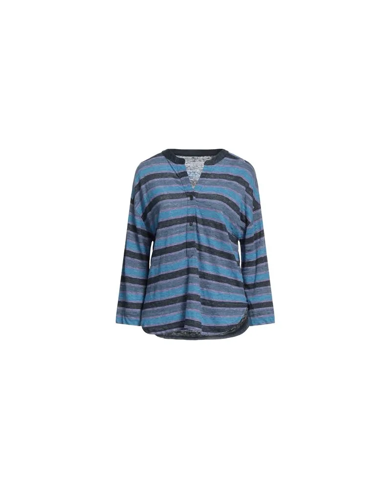 Majestic TOPS - T-shirtsauf YOOX.COM Azurblau