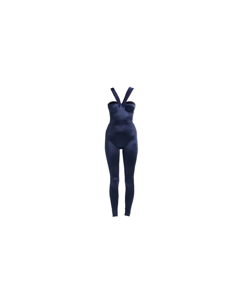 Elisabetta Franchi OVERALLS - Jumpsuitsauf YOOX.COM Blau