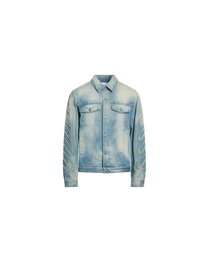 OFF-WHITE JACKEN & MÄNTEL - Jeansjacken/Mäntelauf YOOX.COM Blau