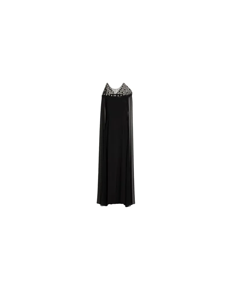 Clips KLEIDER - Maxi-Kleiderauf YOOX.COM Schwarz