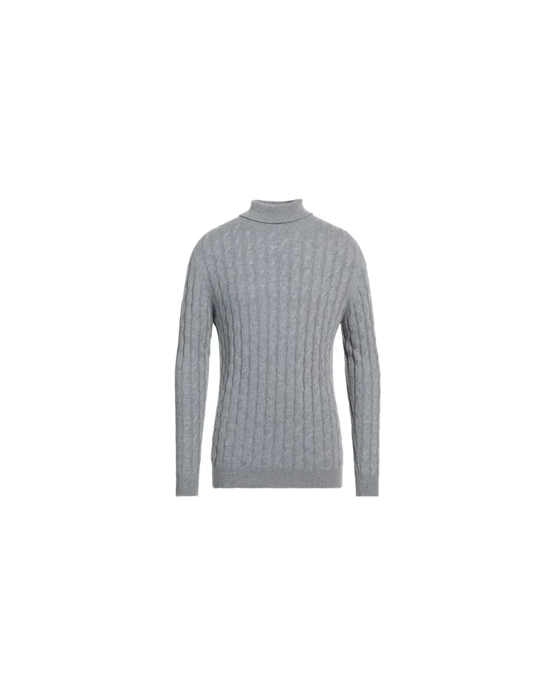 Alpha Studio STRICKWAREN - Rollkragenpulloverauf YOOX.COM Blaugrau
