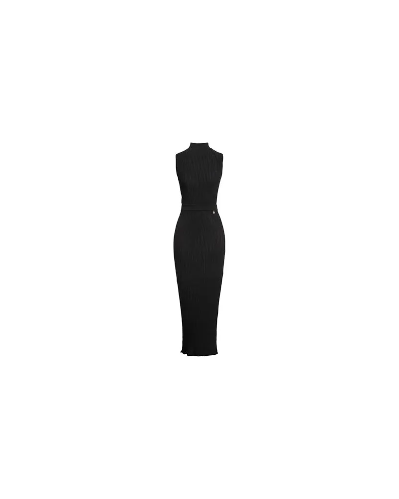 Elisabetta Franchi KLEIDER - Maxi-Kleiderauf YOOX.COM Schwarz