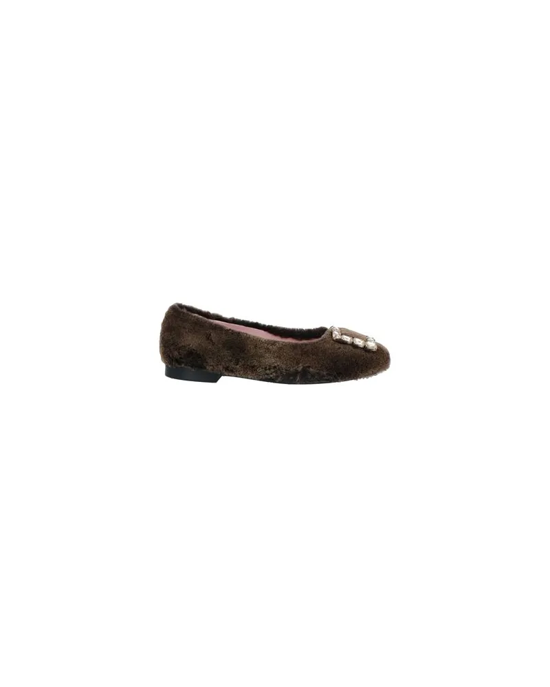 RAS SCHUHE - Ballerinasauf YOOX.COM Schokobraun