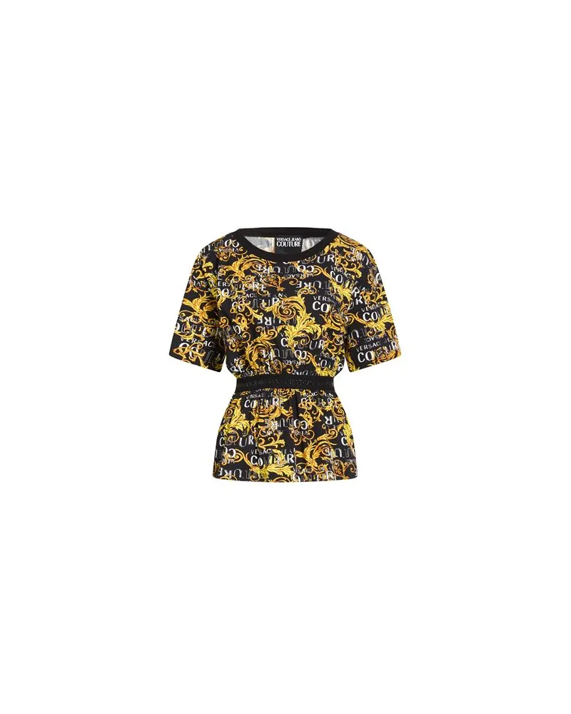 Versace Jeans TOPS - T-shirtsauf YOOX.COM Schwarz