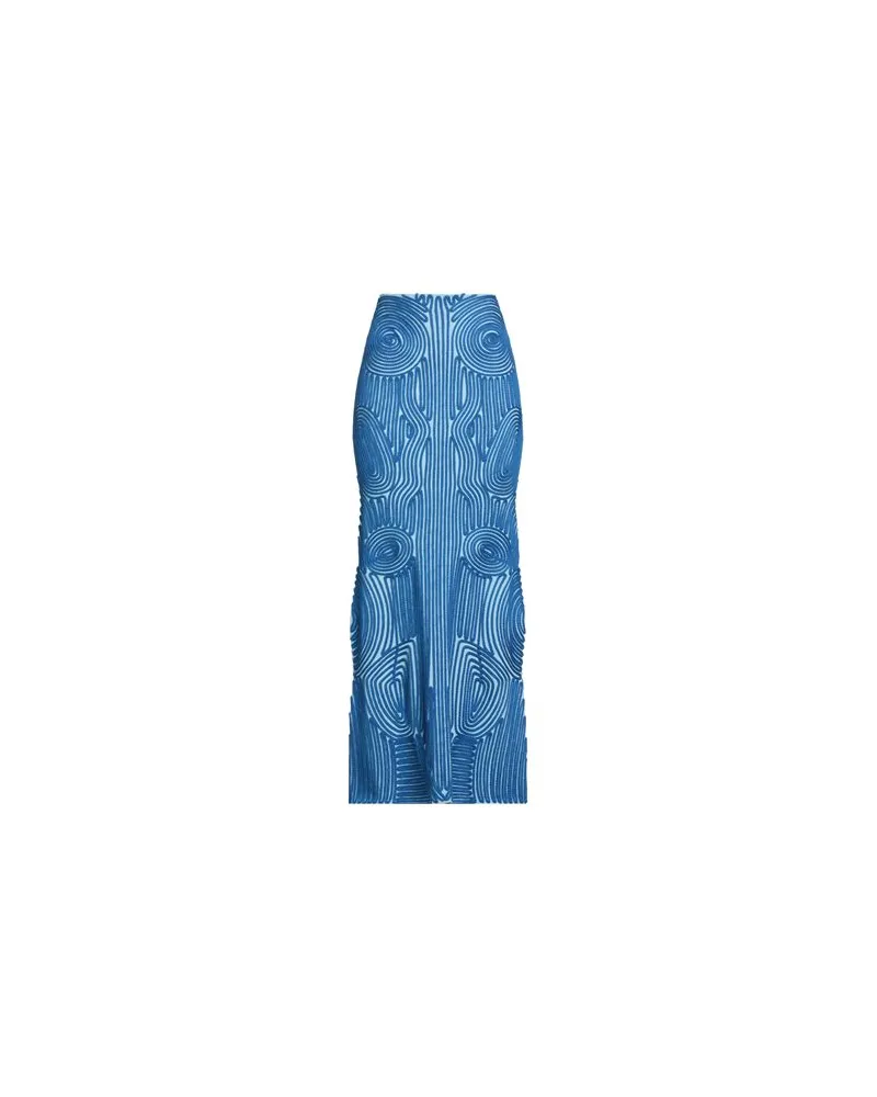 OFF-WHITE HOSEN & RÖCKE - Maxi-Röckeauf YOOX.COM Blau